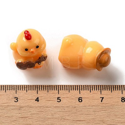 Opaque Resin 3D Chick Ornaments CRES-P034-03-1