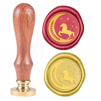 Wax Seal Stamp Set AJEW-WH0131-427-1