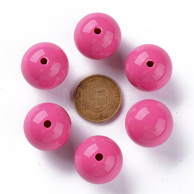 Opaque Acrylic Beads X-MACR-S370-C20mm-A13-1