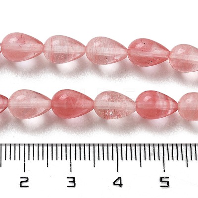 Cherry Quartz Glass Beads Strands G-B106-A01-01-1