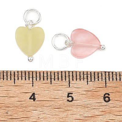 Natural & Synthetic Mixed Gemstone Pendants PALLOY-JF05586-02-1