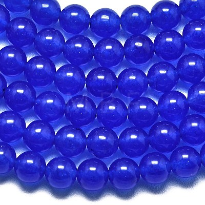Natural Malaysia Jade Beads Strands G-L645-C01-6mm-19-1