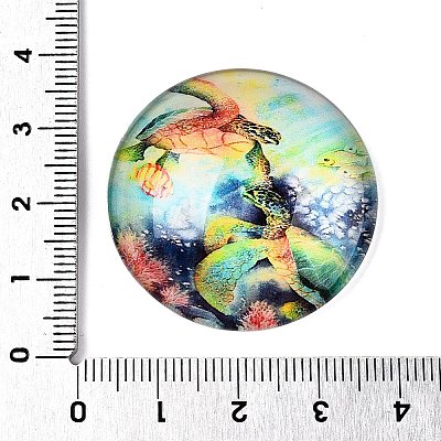 Glass Cabochons GGLA-T004-11M-1