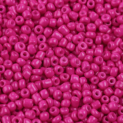 Baking Paint Glass Seed Beads SEED-US0003-3mm-K24-1