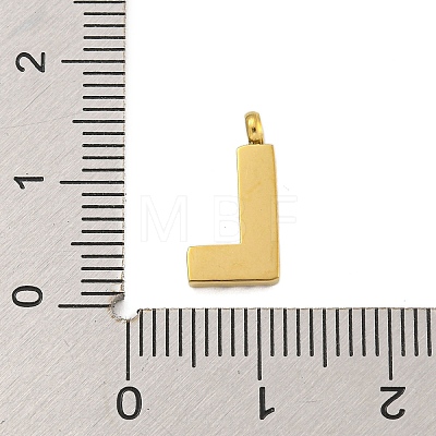 Ion Plating(IP) 304 Stainless Steel Charms STAS-G345-01G-L-1