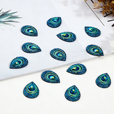 50Pcs Resin Cabochons CRES-GF0001-07A-1