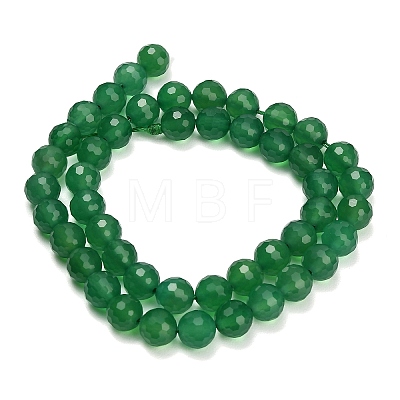 Natural Green Chalcedony Beads Strands GG-NH0004-E01-1