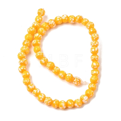 Handmade Lampwork Beads Strands LAMP-H071-01A-07-1