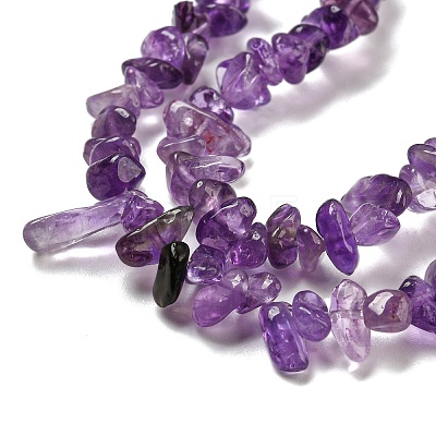 Natural Amethyst Beads Strands G-G0003-B44-1