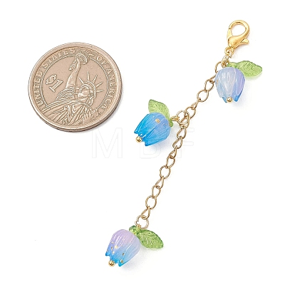 8Pcs Acrylic Pendant Decorations HJEW-JM04704-01-1