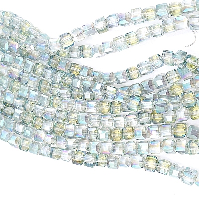 Electorplated Glass Beads LS-EGLA-E006-3A-1