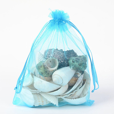 Organza Gift Bags with Drawstring OP-R016-13x18cm-17-1