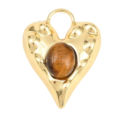 Natural Tiger Eye Pendants GG-G001-02G-02-1