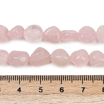 Natural Madagascar Rose Quartz Beads Strands X-G-Q060-E21-02-1