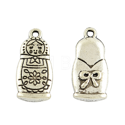 Tibetan Style Alloy Pendants X-TIBEP-2327-AS-LF-1