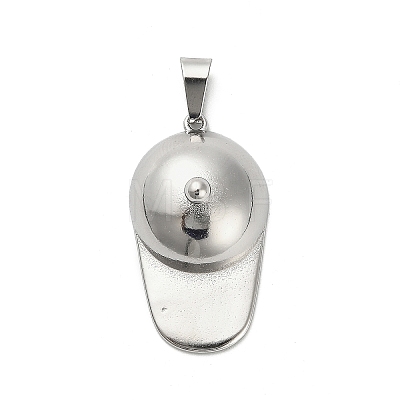 304 Stainless Steel Pendants STAS-Q343-11P-1