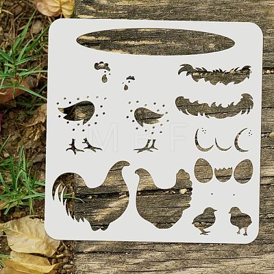 PET Hollow Out Drawing Painting Stencils DIY-WH0383-0041-1