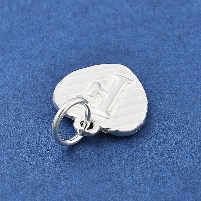 925 Sterling Silver Heart with Capital Letter Charms STER-S009-13F-S-1