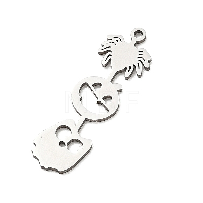 Halloween 201 Stainless Steel Pendants SA-CBA6FBD-21P-1