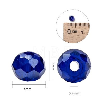 Electroplate Glass Beads EGLA-X0006-01C-4mm-1