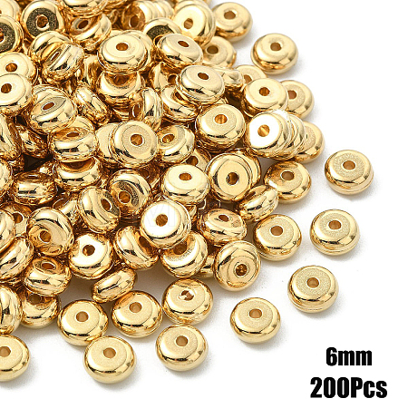 200Pcs CCB Plastic Spacer Beads CCB-YW0001-49C-G-1