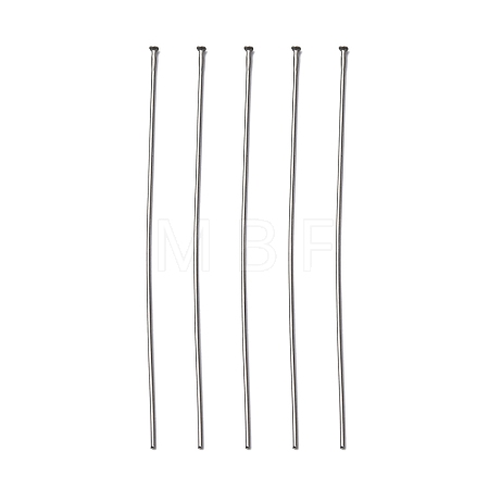 Tarnish Resistant 304 Stainless Steel Flat Head Pins X-STAS-R046-65mm-1