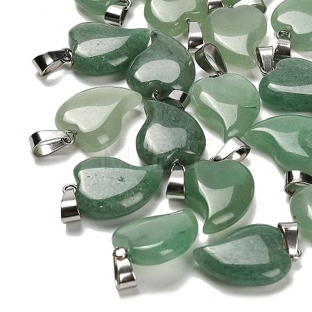 Natural Green Aventurine Pendants G-B127-11P-05-1