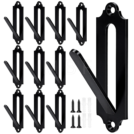 Carbon Steel Animal Bone Wall Hooks AJEW-WH0816-619EB-1