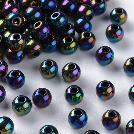 Opaque Acrylic Beads MACR-S370-D6mm-S002-1