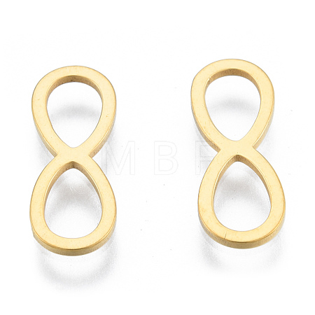 201 Stainless Steel Connector Charms STAS-N090-T08-2-1