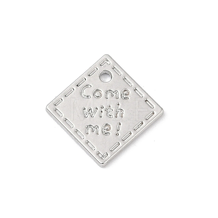 Rack Plating Alloy Pendants PALLOY-S038-04B-P-1