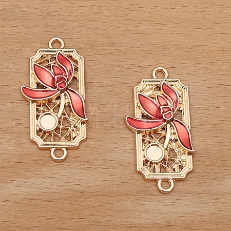 Alloy Enamel Pendant Cabochons Setting PW-WG78914-03-1