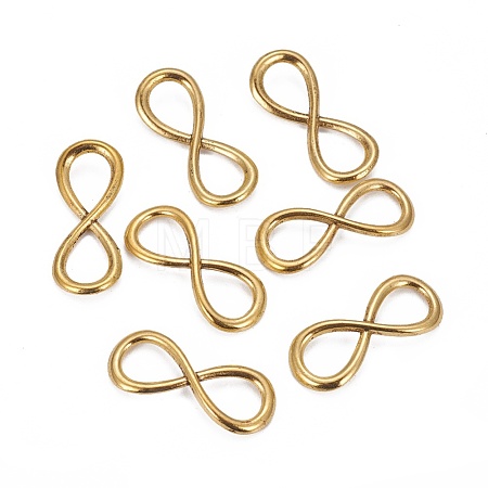 Tibetan Style Links connectors TIBEB-4779-AG-LF-1