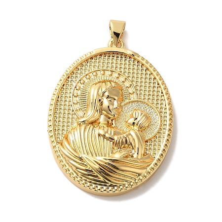 Rack Plating Brass Pendants KK-U027-27G-1
