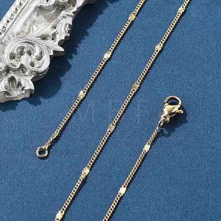 Brass Chain Necklaces MAK-L009-12G-1