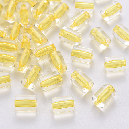 Transparent Acrylic Beads TACR-S154-17A-81-1