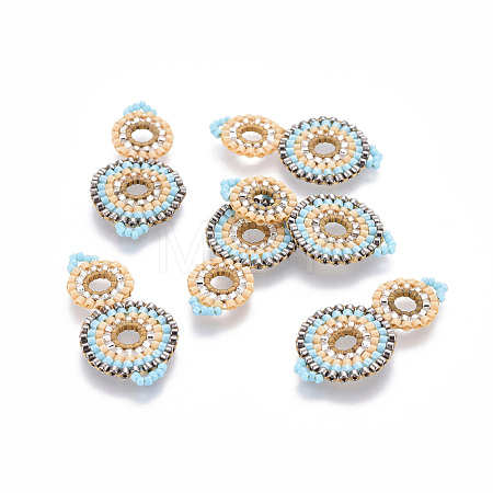 MIYUKI & TOHO Handmade Japanese Seed Beads Links SEED-A027-G12-1