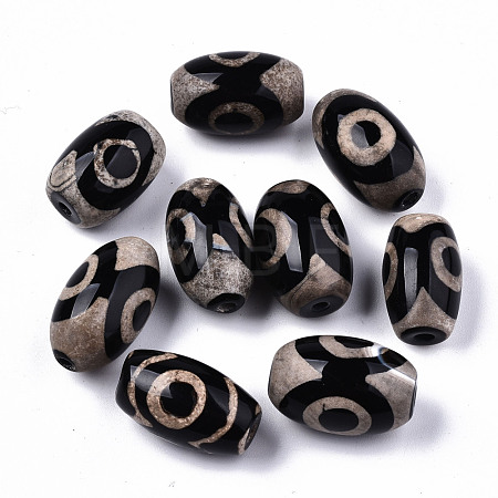 Tibetan Style dZi Beads TDZI-N001-012-1