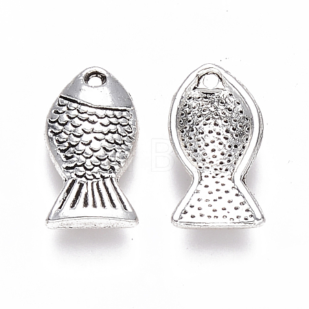 Tibetan Style Alloy Charms TIBEP-S319-091AS-RS-1