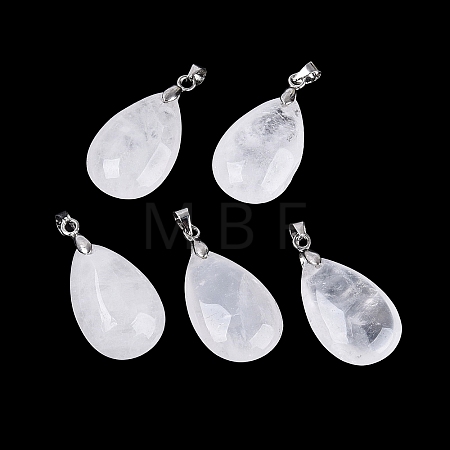 Natural Quartz Crystal Pendants G-N362-03P-14-1