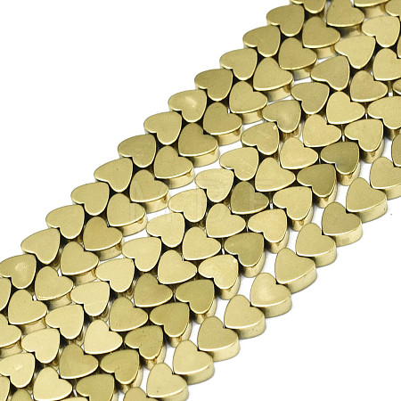 Electroplate Non-magnetic Synthetic Hematite Beads Strands X-G-S352-56-1