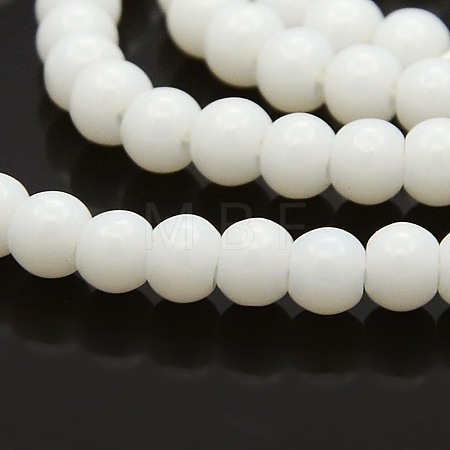 Round Glass Beads Strands GLAA-A025-4mm-03-1