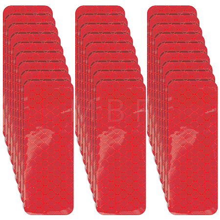 200Pcs PET Multifunctional Reflective Self Adhesive Stickers STIC-GO0001-04B-1