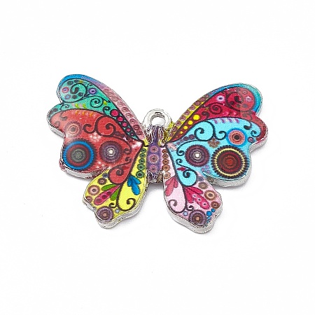 Alloy Enamel Pendants PALLOY-P290-01A-1