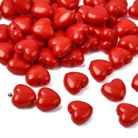 Opaque Acrylic Beads SACR-10X11-12-1