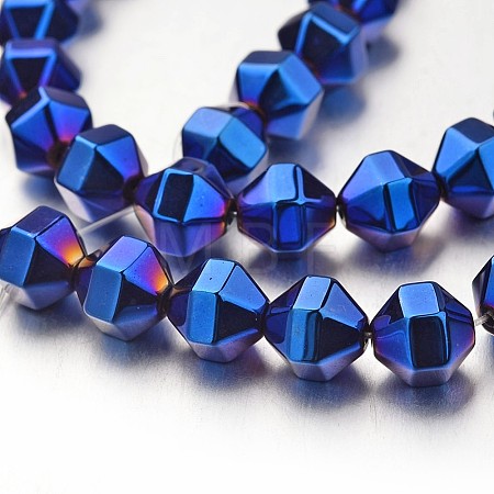 Electroplate Non-magnetic Synthetic Hematite Bead Strands G-F300-29B-05-1