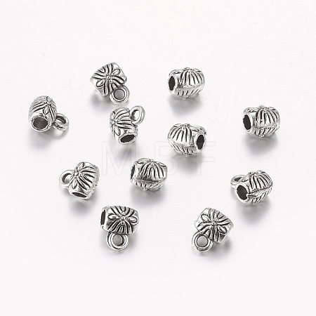 Tibetan Style Tube Bails LS-TIBE-E018-AS-1