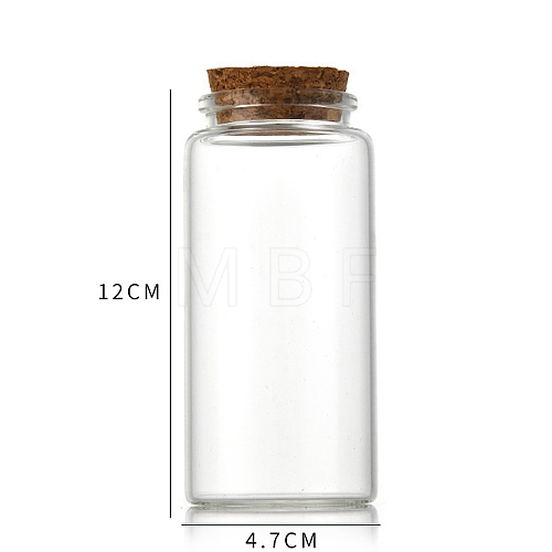 Glass Bottle CON-WH0085-73G-1