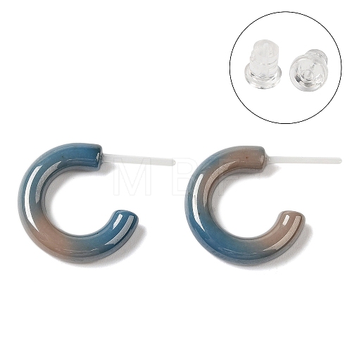 Hypoallergenic Bioceramics Zirconia Ceramic Stud Earrings EJEW-Z023-01I-02-1