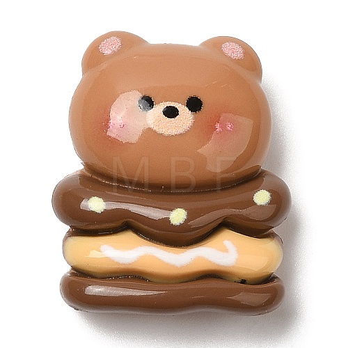 Food Theme Opaque Resin Imitation Food Decoden Cabochons RESI-E044-02E-1